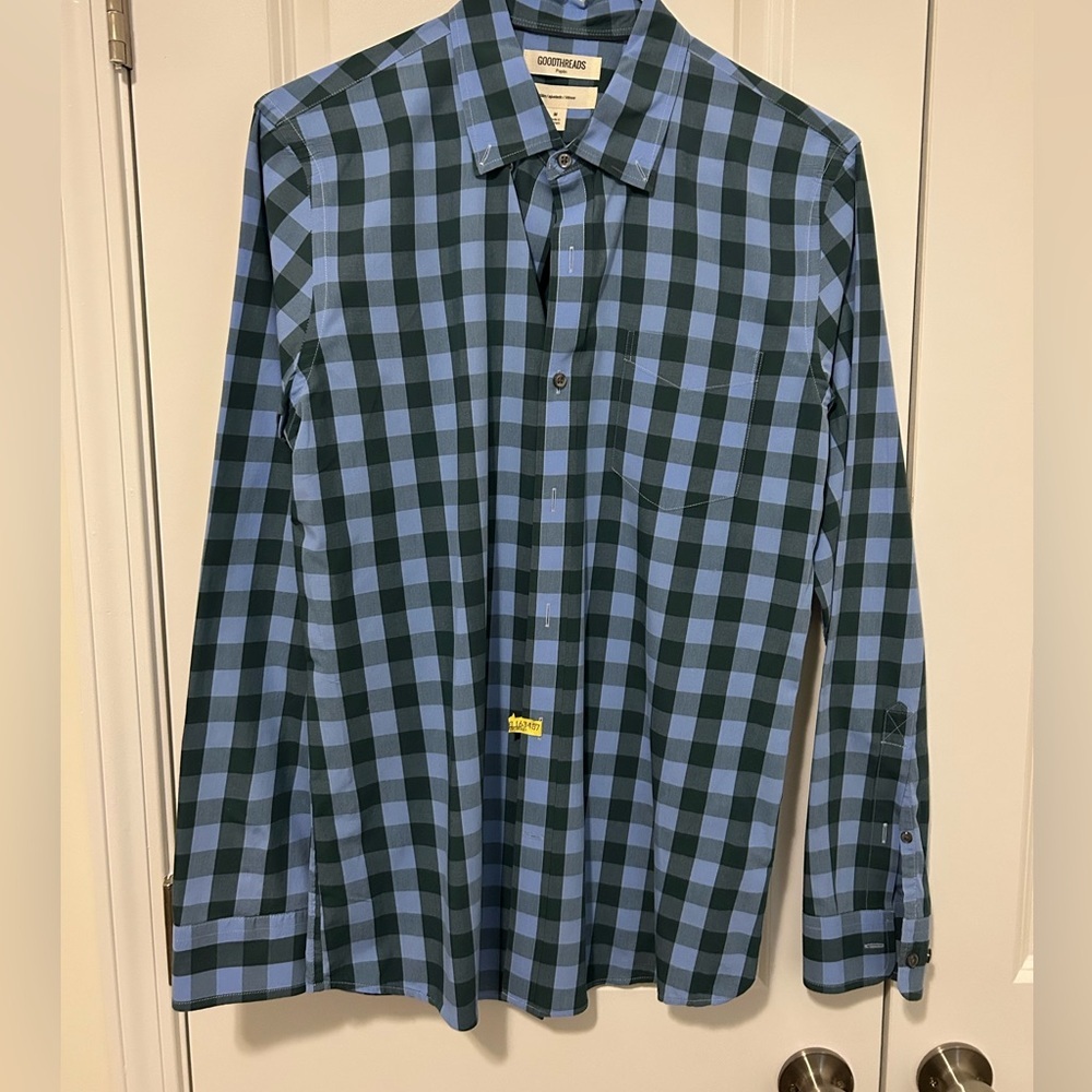 Goodthreads Poplin Button-Down Shirt – Medium (Slim Fit)